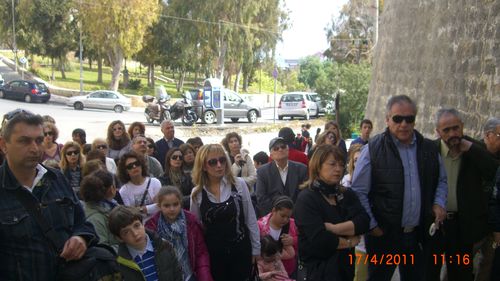 Πλήθος κόσμου στην ξενάγηση