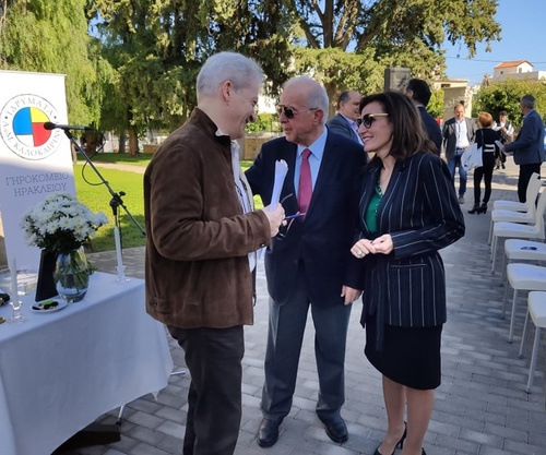 Δήμαρχος Ηρακλείου Βασίλης Λαμπρινός - Εγκαίνια νέας πτέρυγας γηροκομείου